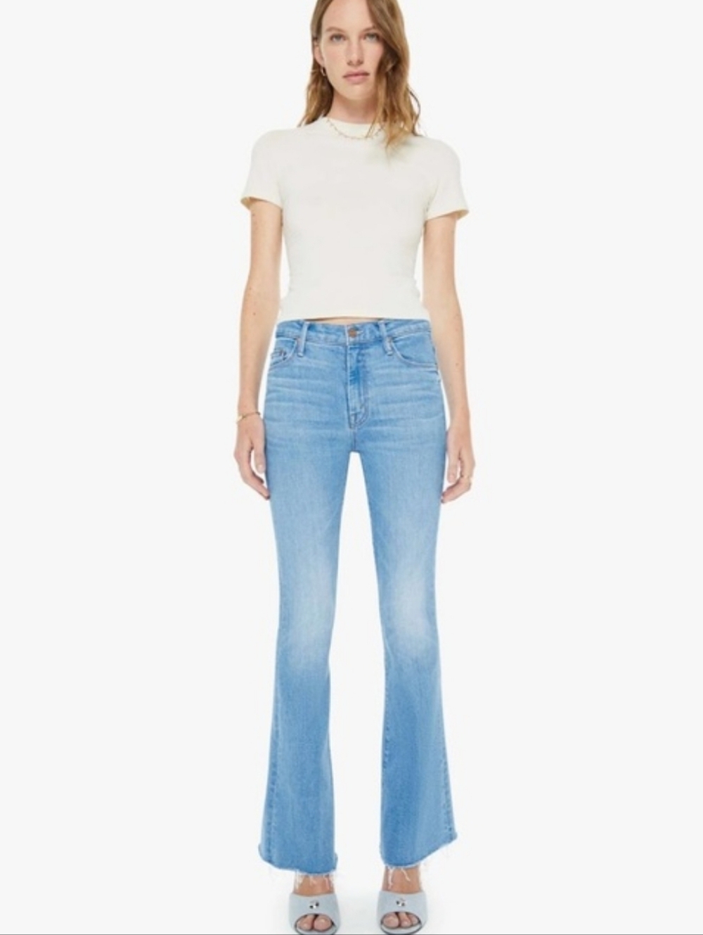 MOTHER The Weekender Fray In Satisfy Your Cravings 28 NWT